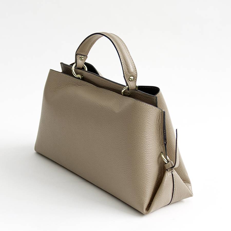 Laura Di Maggio ALEXA – borsa strutturata in pelle dollaro taupe Negozi Online
