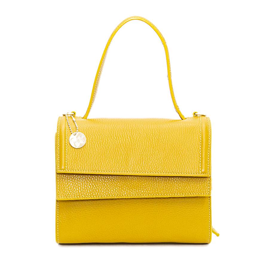 Laura Di Maggio LISBONA – piccola borsa classica gialla Offerte
