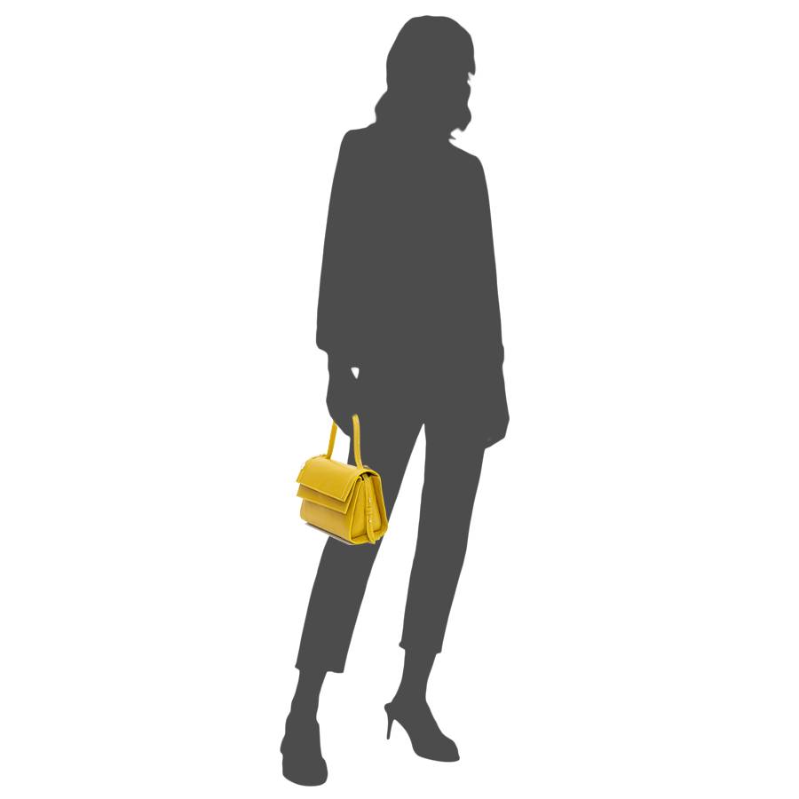 Laura Di Maggio LISBONA – piccola borsa classica gialla Offerte