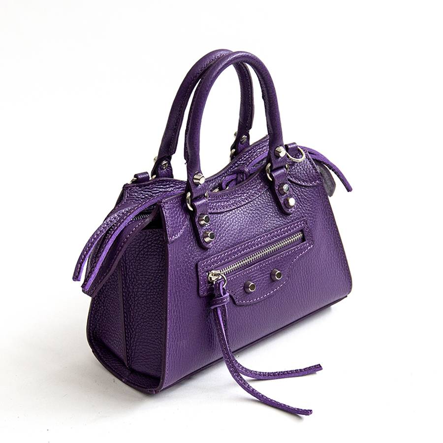 Laura Di Maggio BARCELLONA SMALL – bauletto in pelle viola 2025