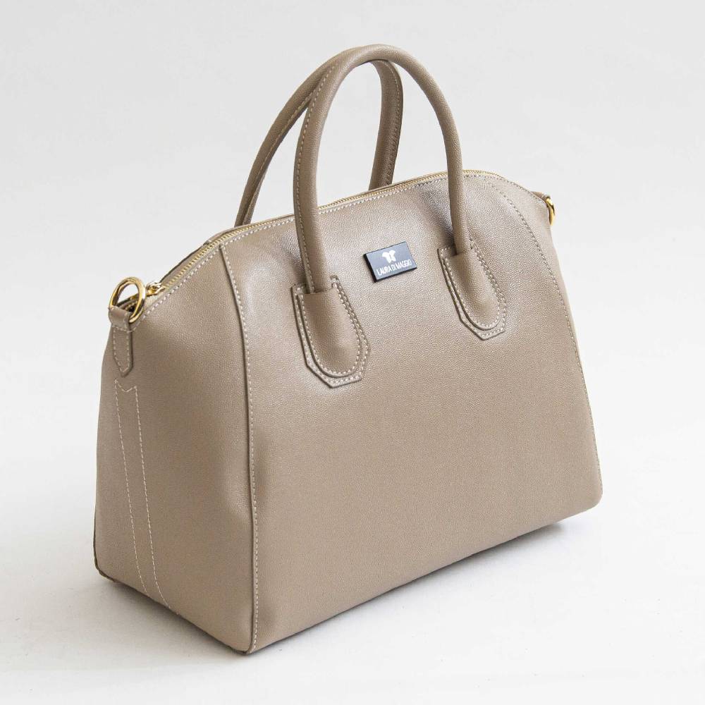 Laura Di Maggio ZAIRA BIG – baulettone in palmellato beige 2025