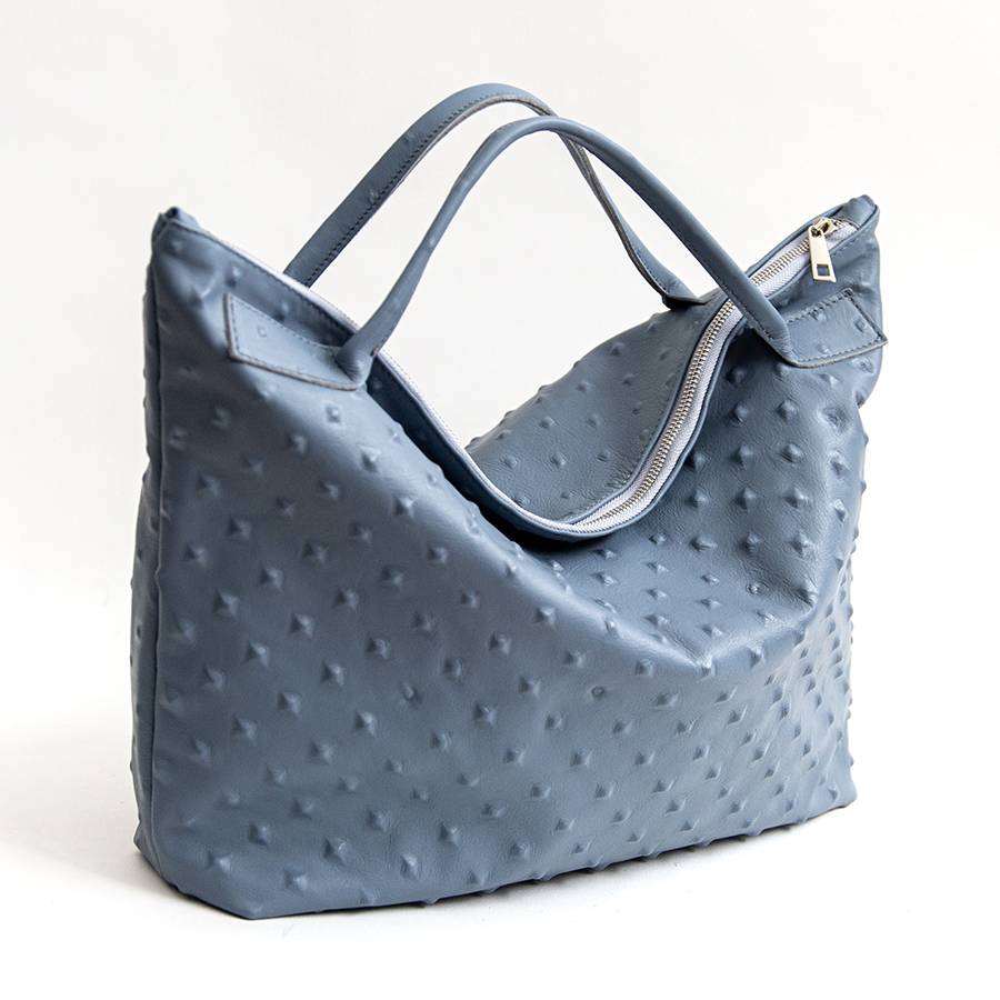 Laura Di Maggio BIKER – borsa in pelle soft stampa chiodo avio Acquista Ora