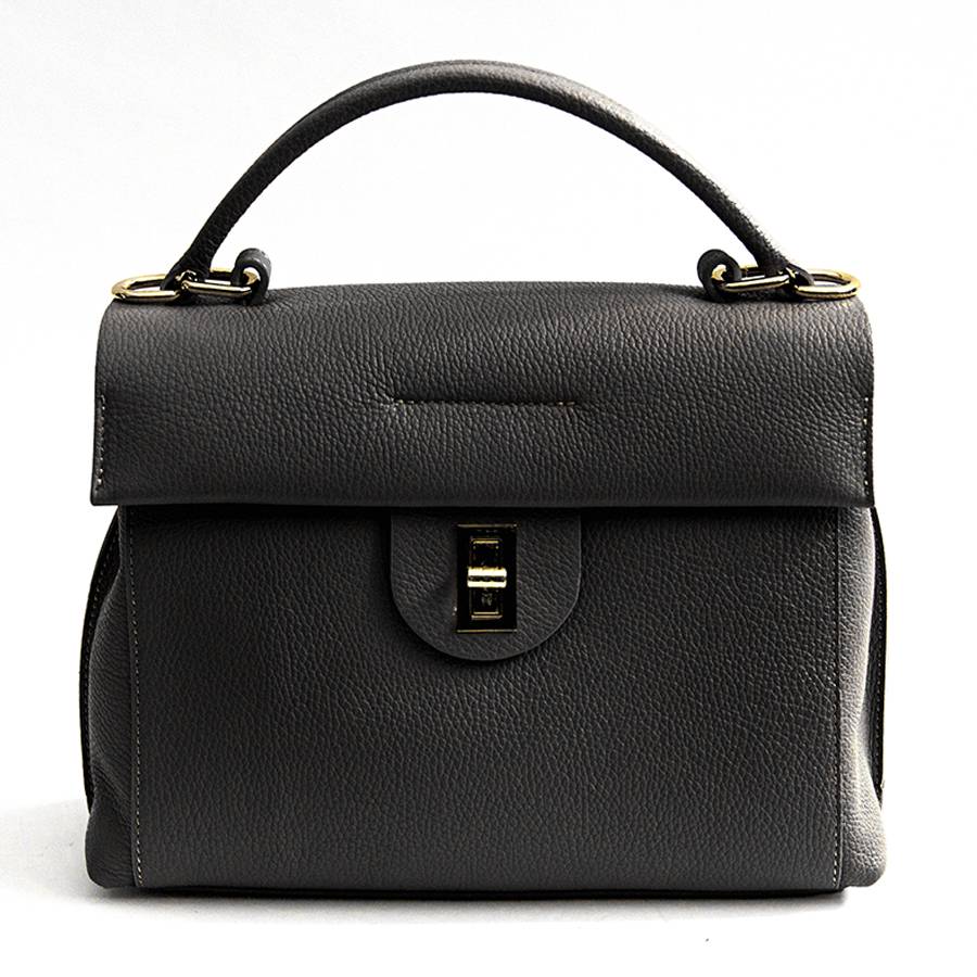 Laura Di Maggio ZELDA – borsa in pelle dollaro nera Prezzo Ridotto