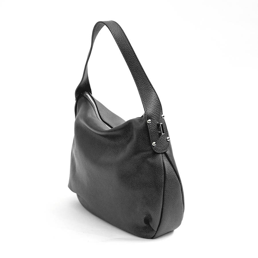 Laura Di Maggio NESSY – Sacca in pelle nera Vendite Flash