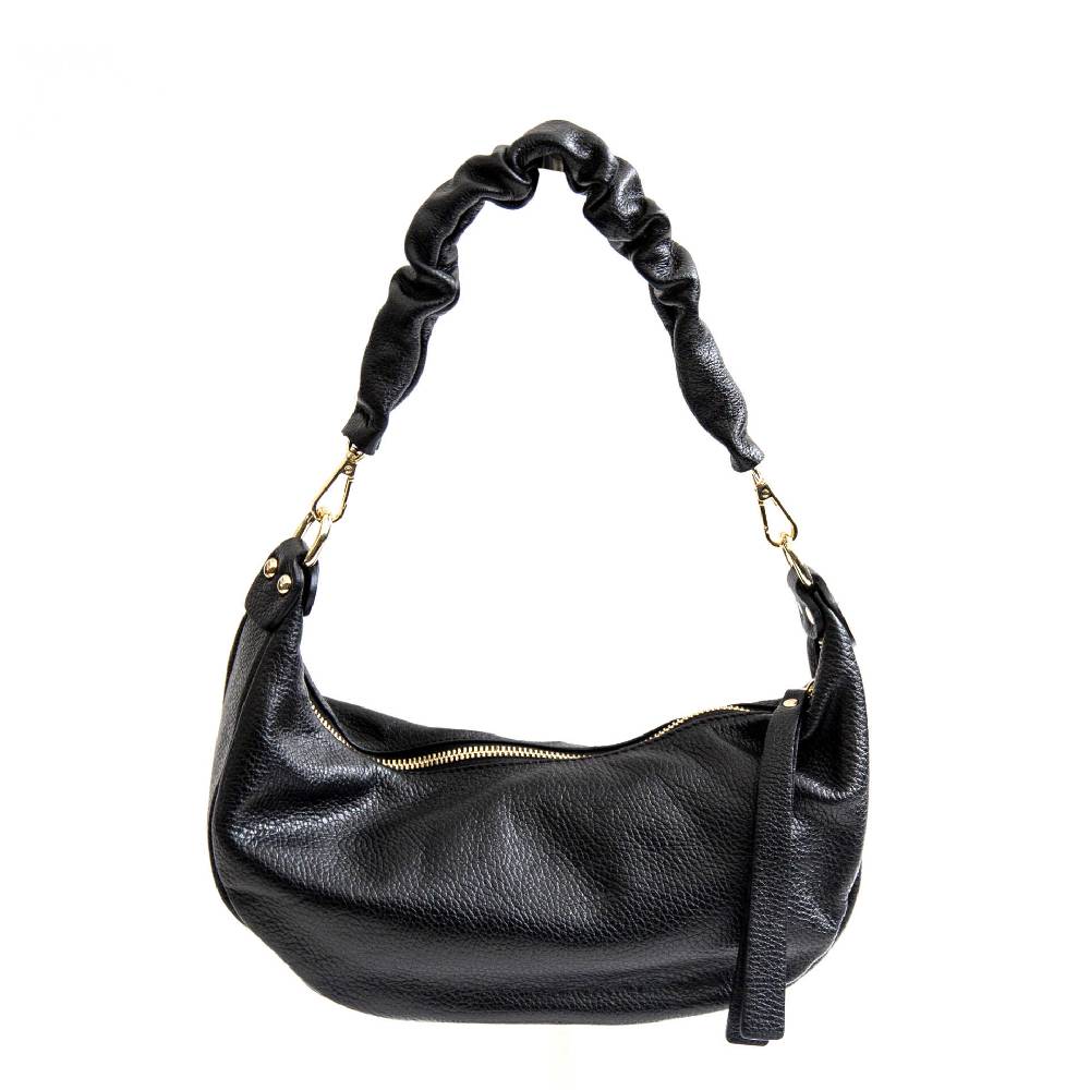 Laura Di Maggio SUSAN – Baguette in pelle nera Moda