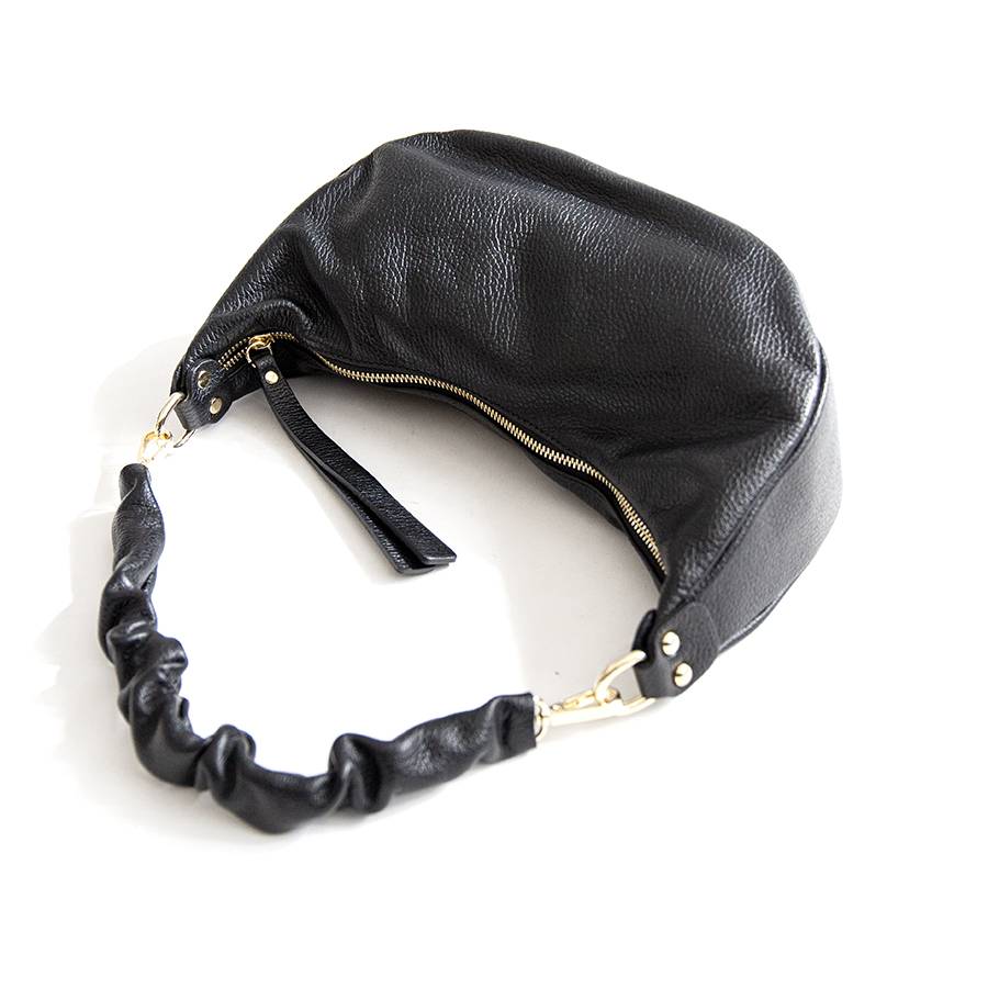 Laura Di Maggio SUSAN – Baguette in pelle nera Moda