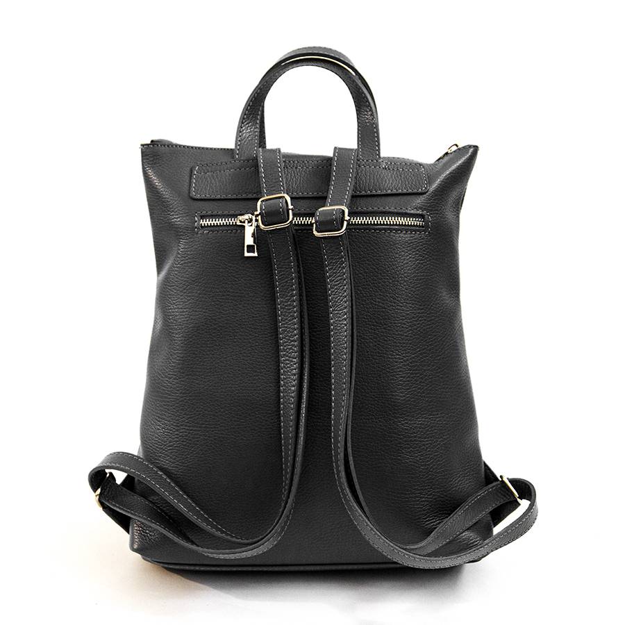 Laura Di Maggio YALE – Zaino in pelle nero Pezzi Unici