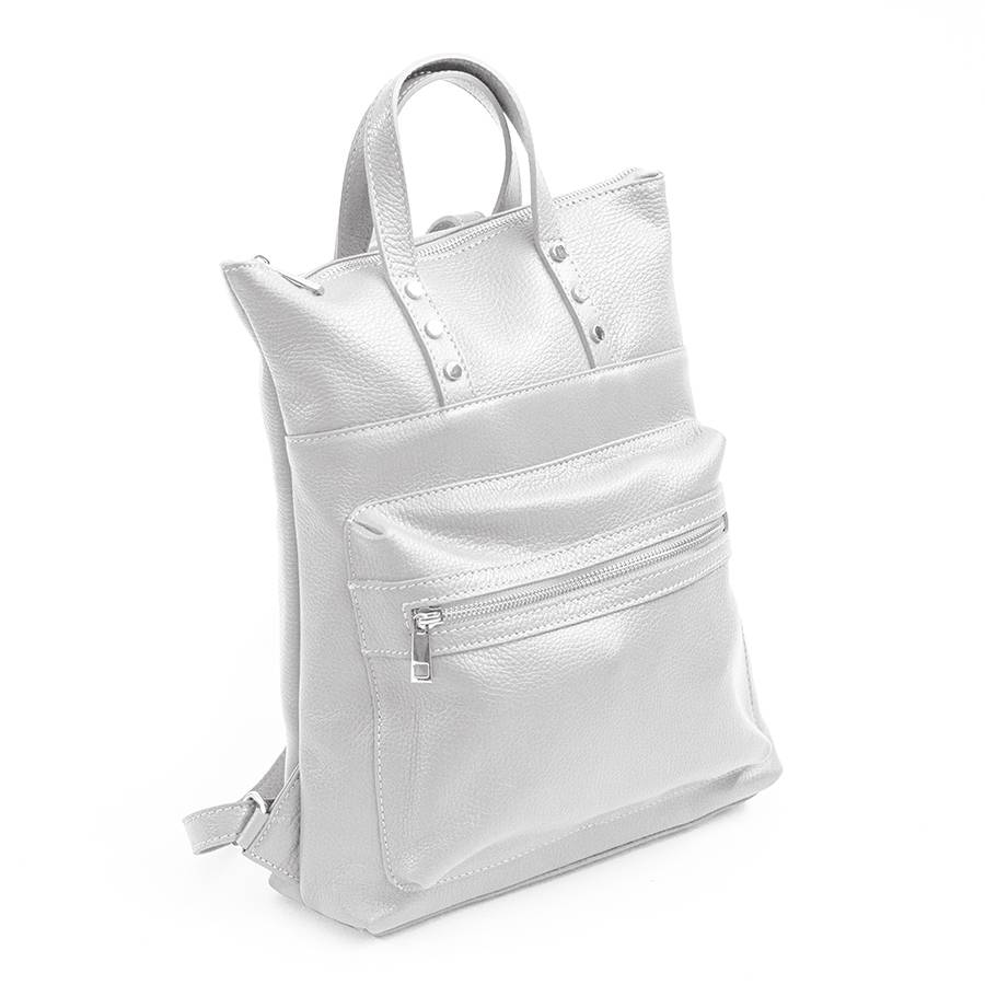 Laura Di Maggio YALE – Zaino in pelle bianco Negozi Online