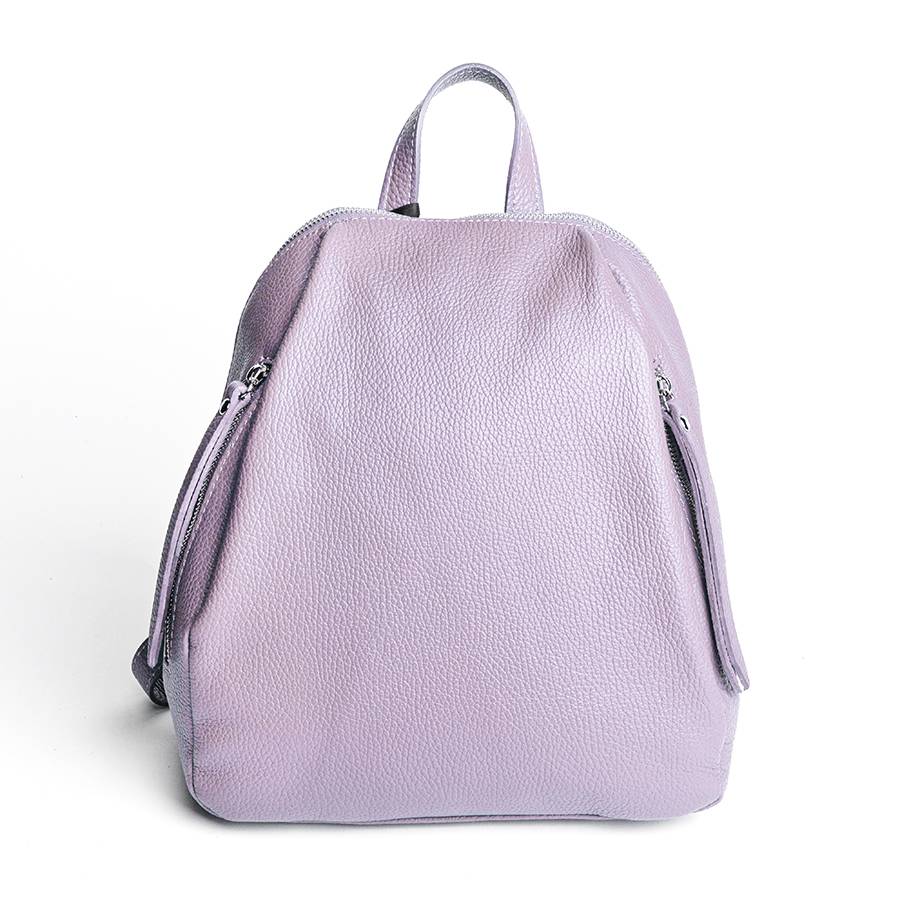 Laura Di Maggio ZIP – zainetto in pelle dollaro lilla Fino Al -60%