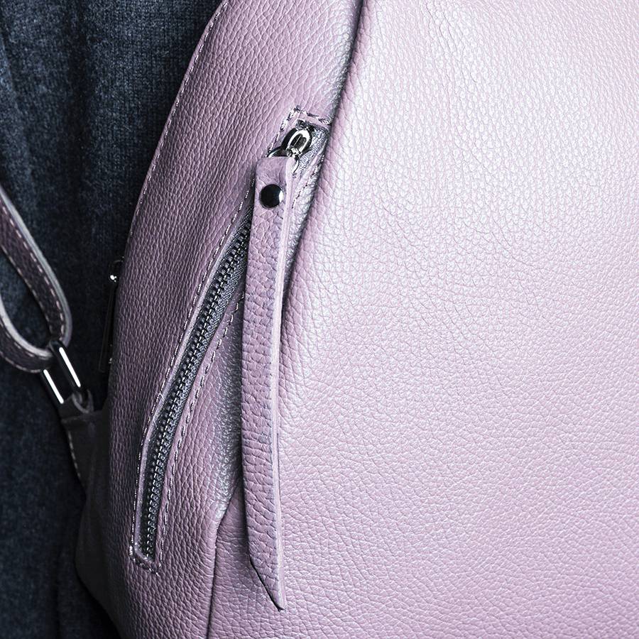 Laura Di Maggio ZIP – zainetto in pelle dollaro lilla Fino Al -60%