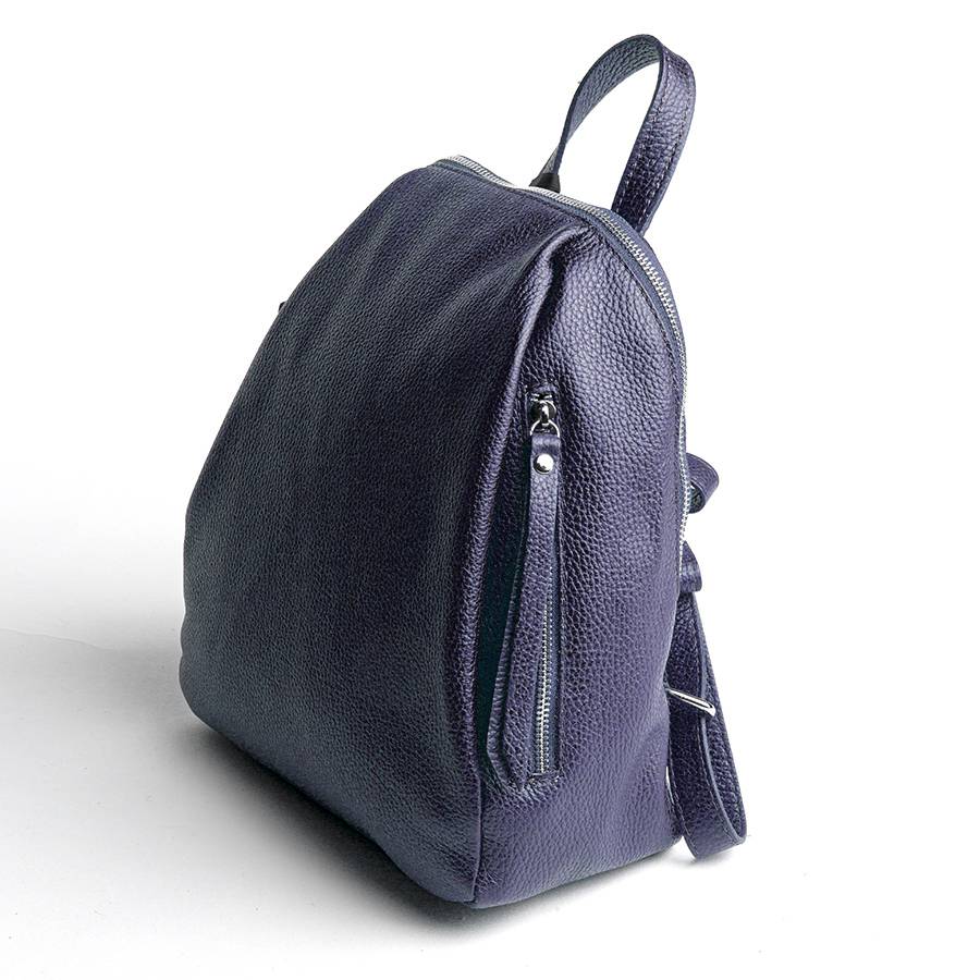 Laura Di Maggio ZIP – zainetto in pelle dollaro blu notte Convenienza