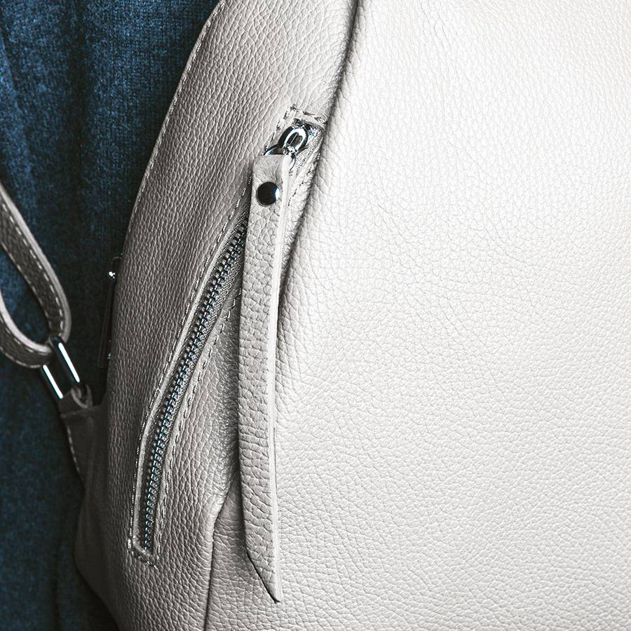 Laura Di Maggio ZIP – zainetto in pelle dollaro latte Presa