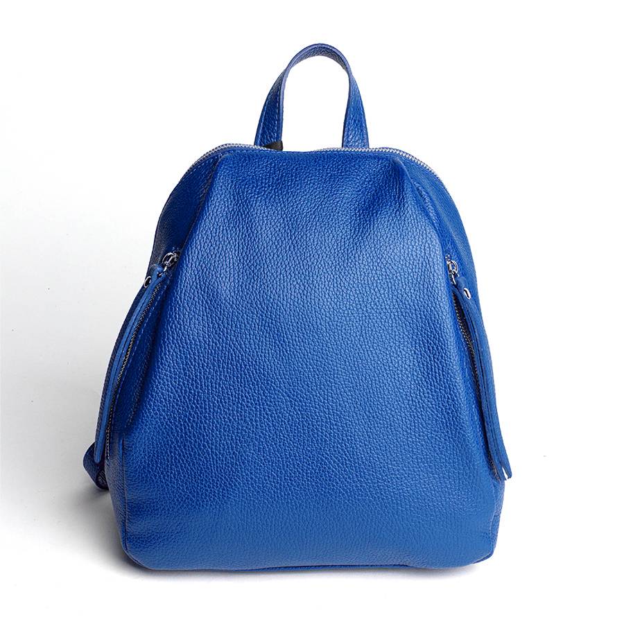 Laura Di Maggio ZIP – zainetto in pelle dollaro blu elettrico Offerta