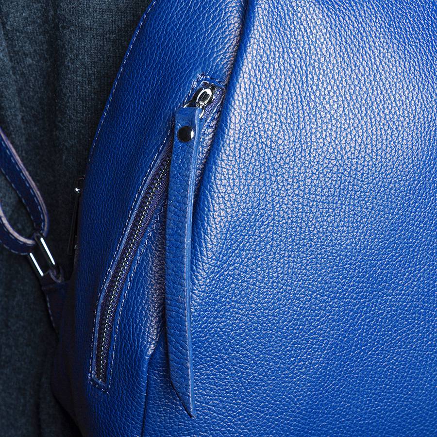 Laura Di Maggio ZIP – zainetto in pelle dollaro blu elettrico Offerta