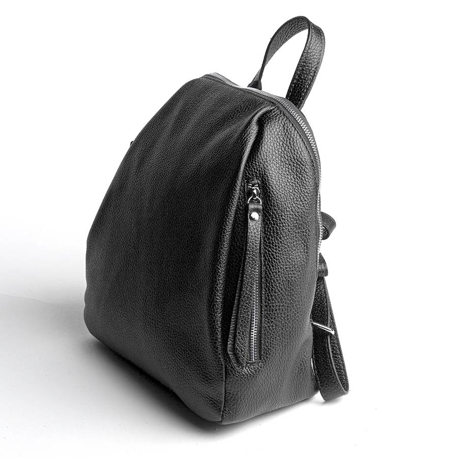 Laura Di Maggio ZIP – zainetto in pelle dollaro nero Online