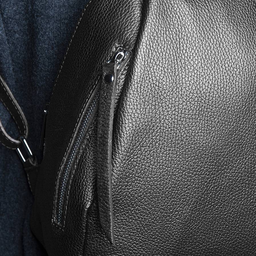 Laura Di Maggio ZIP – zainetto in pelle dollaro nero Online