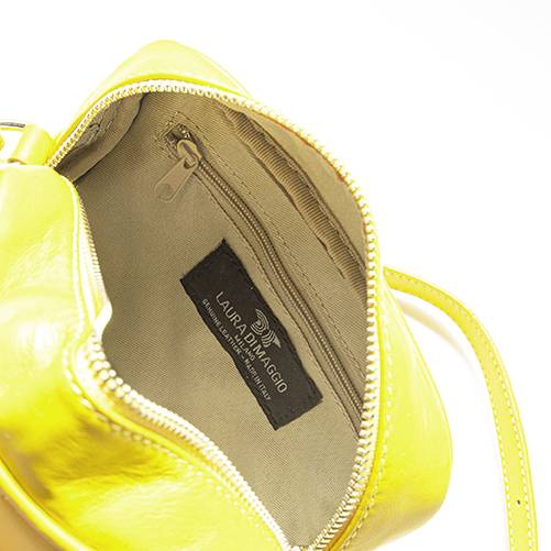 Laura Di Maggio COCCA – Borsa da Sera in Pelle Soft Trapuntato – Lime Spedizione Gratuita