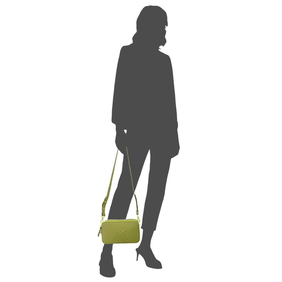 Laura Di Maggio LOIS – Saponetta in pelle dollaro stampata lime Negozi Online
