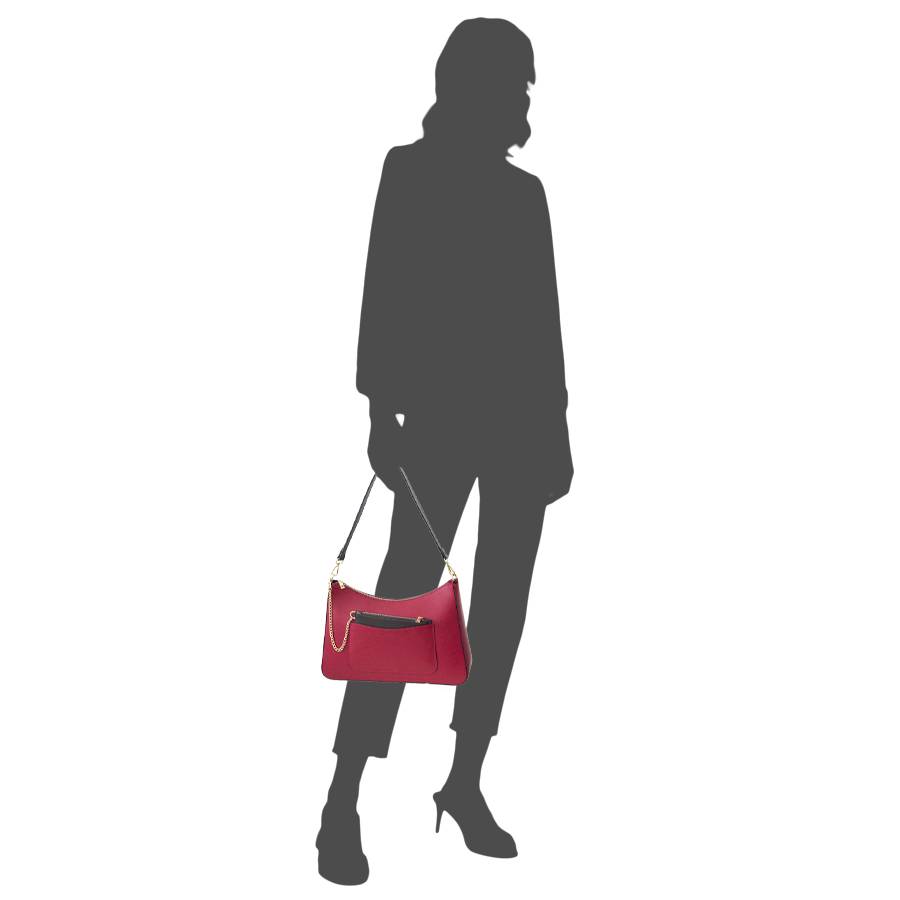 Laura Di Maggio LENA – Borsa a spalla in pelle elegant rubino Consegna Veloce
