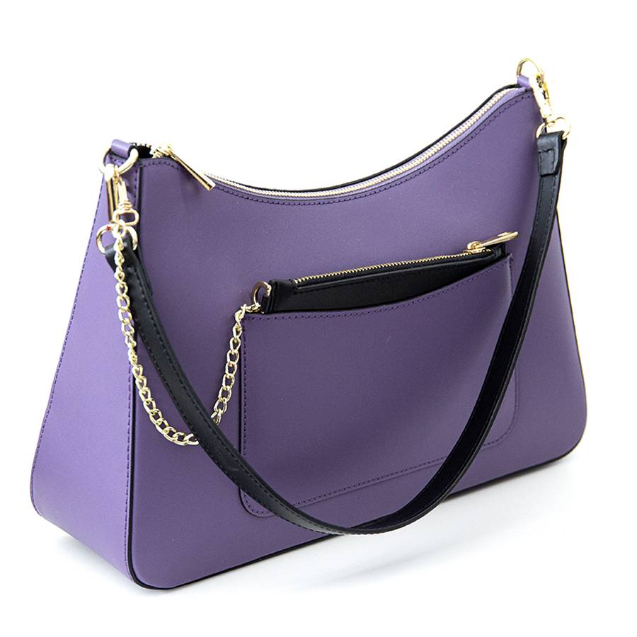 Laura Di Maggio LENA – Borsa a spalla in pelle elegant viola Promozione Limitata