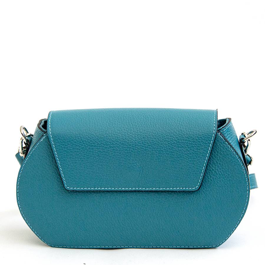 Laura Di Maggio HEDY – Postina con patta in pelle turchese