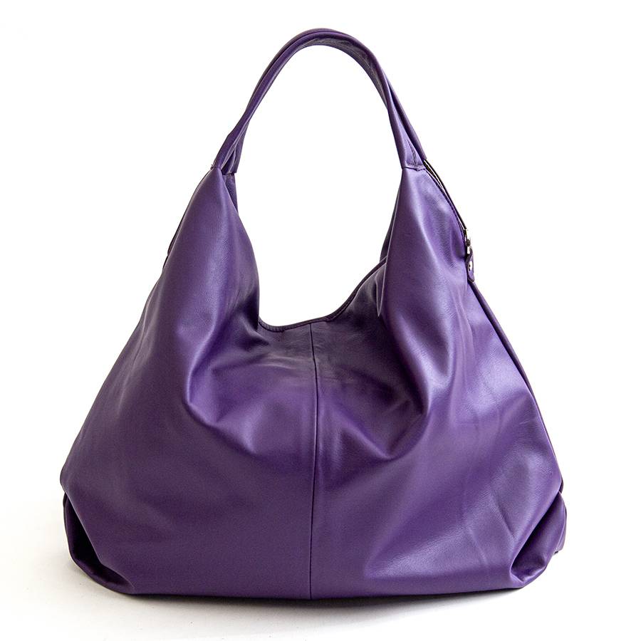 Laura Di Maggio ELSA – Sacca maxi in pelle nappa viola