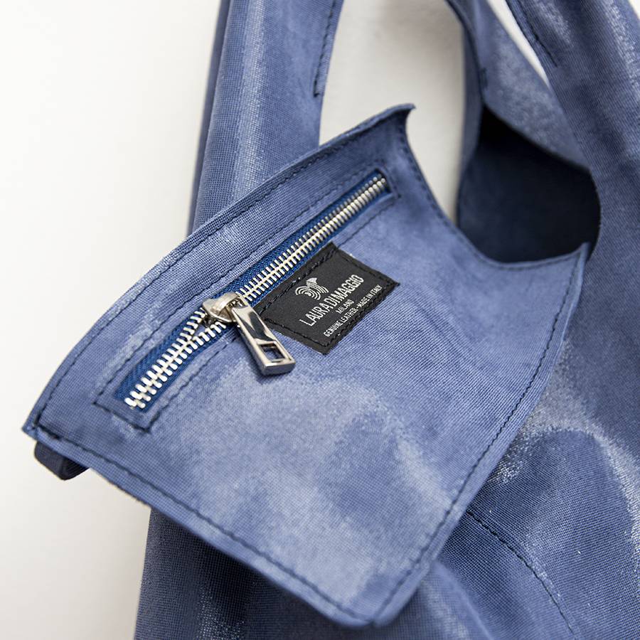 Laura Di Maggio LE SAC – sacca in pelle glitter blu Hotsell