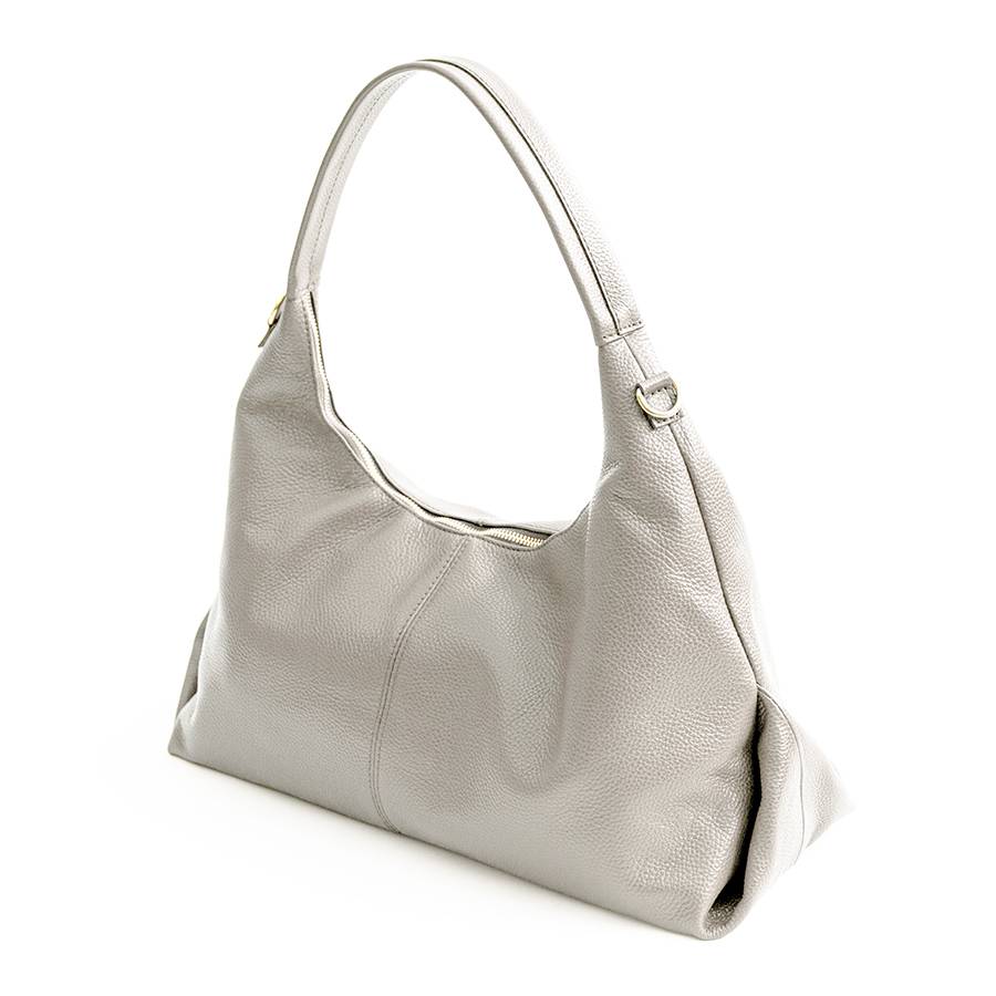 Laura Di Maggio VANESSA – Maxi sacca in pelle latte Vendita Calda