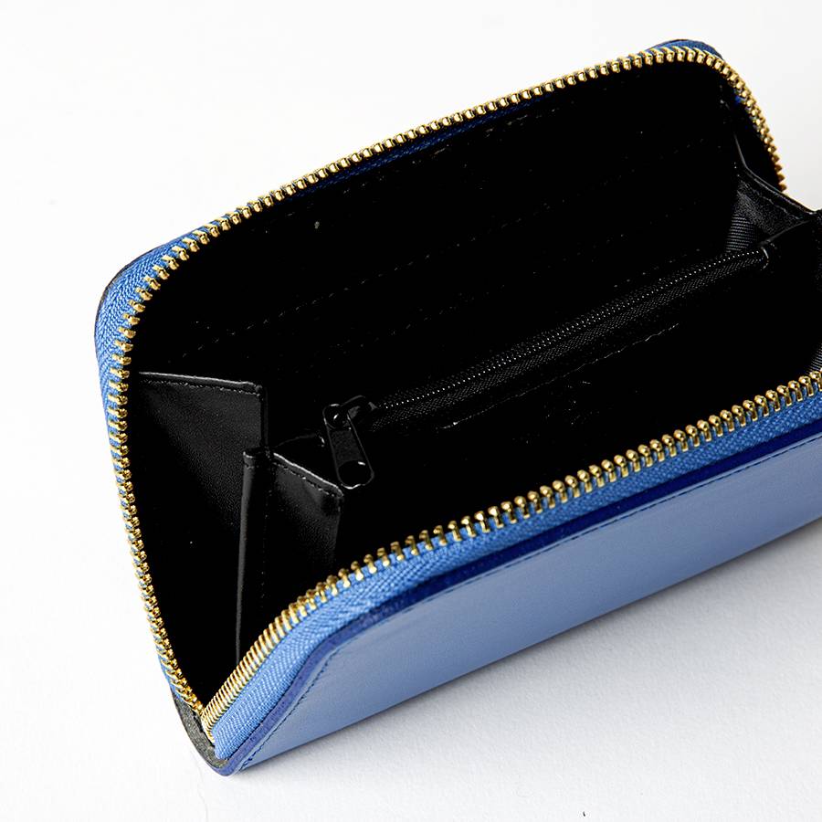 Laura Di Maggio ELEGANT MINI – portafoglio in pelle elegant blu Promozione Limitata