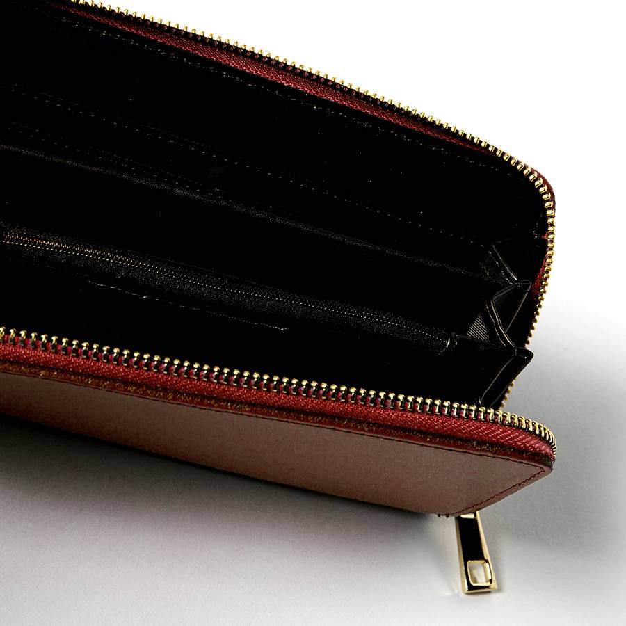Laura Di Maggio ELEGANT – portafoglio in pelle elegant rosso Affare Del Giorno