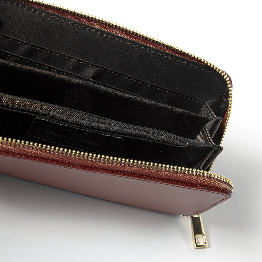 Laura Di Maggio ELEGANT – portafoglio in pelle elegant cuoio Sconto
