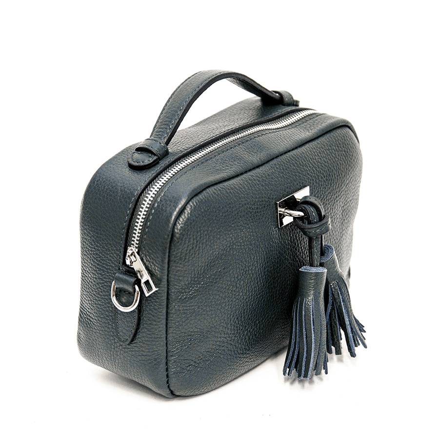 Laura Di Maggio SAIPH – borsa piccola in pelle dollaro blu Qualità Garantita