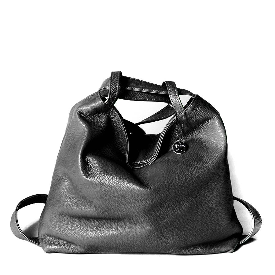 Laura Di Maggio VENICE – Zaino/borsa in pelle dollaro nero Fino Al -60%