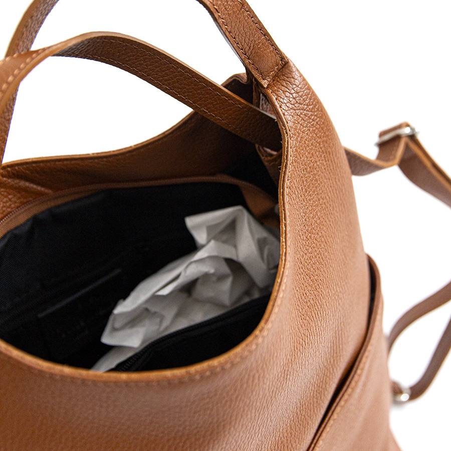 Laura Di Maggio MADRID – Zaino/borsa in pelle cuoio Economico