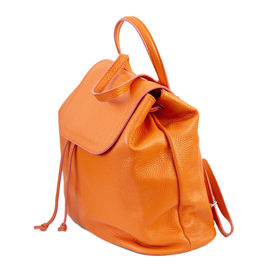 Laura Di Maggio LEIDA – Zaino in pelle dollaro arancio Outlet