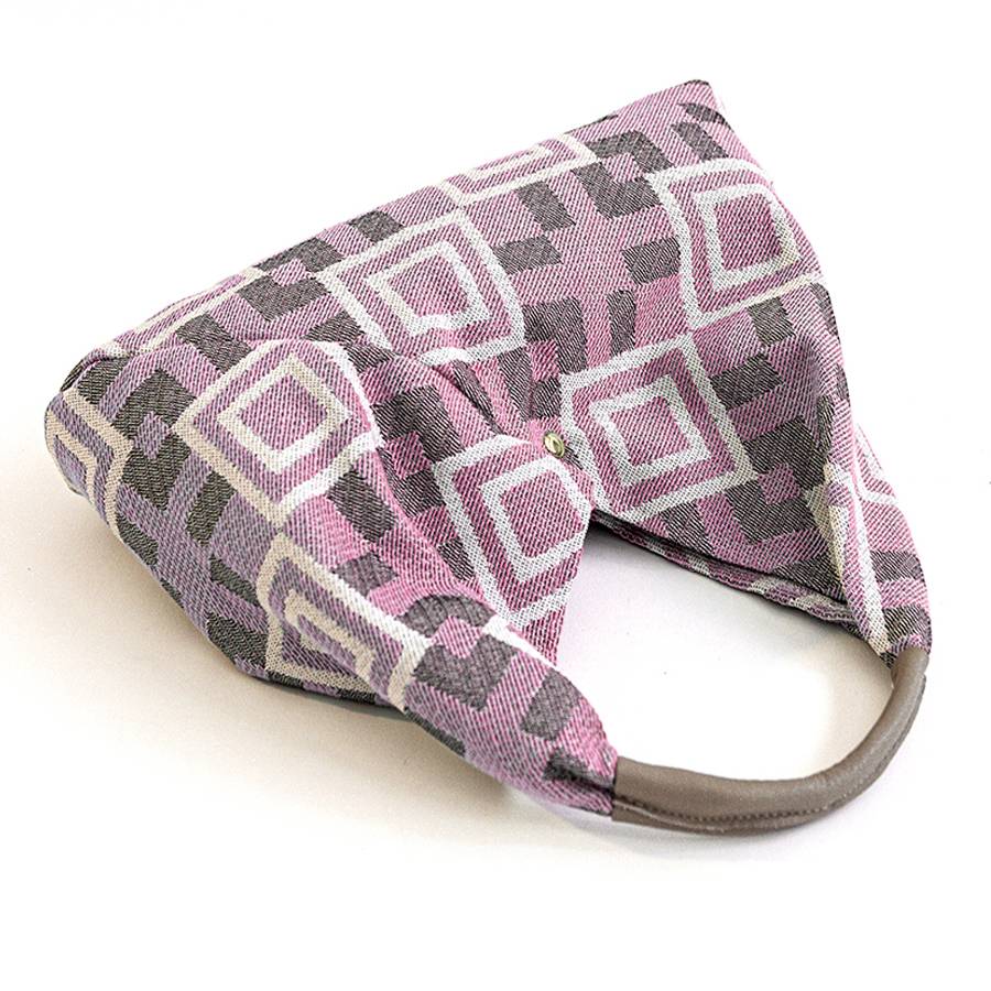 Laura Di Maggio FANTASY MAXI – Sacca in tessuto stampato rosa Vendite Flash