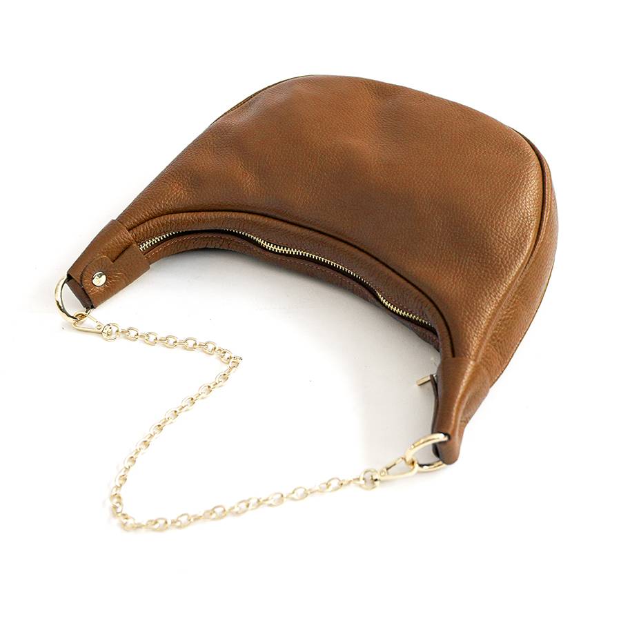 Laura Di Maggio MOON – Borsa a spalla in pelle cuoio Vendita