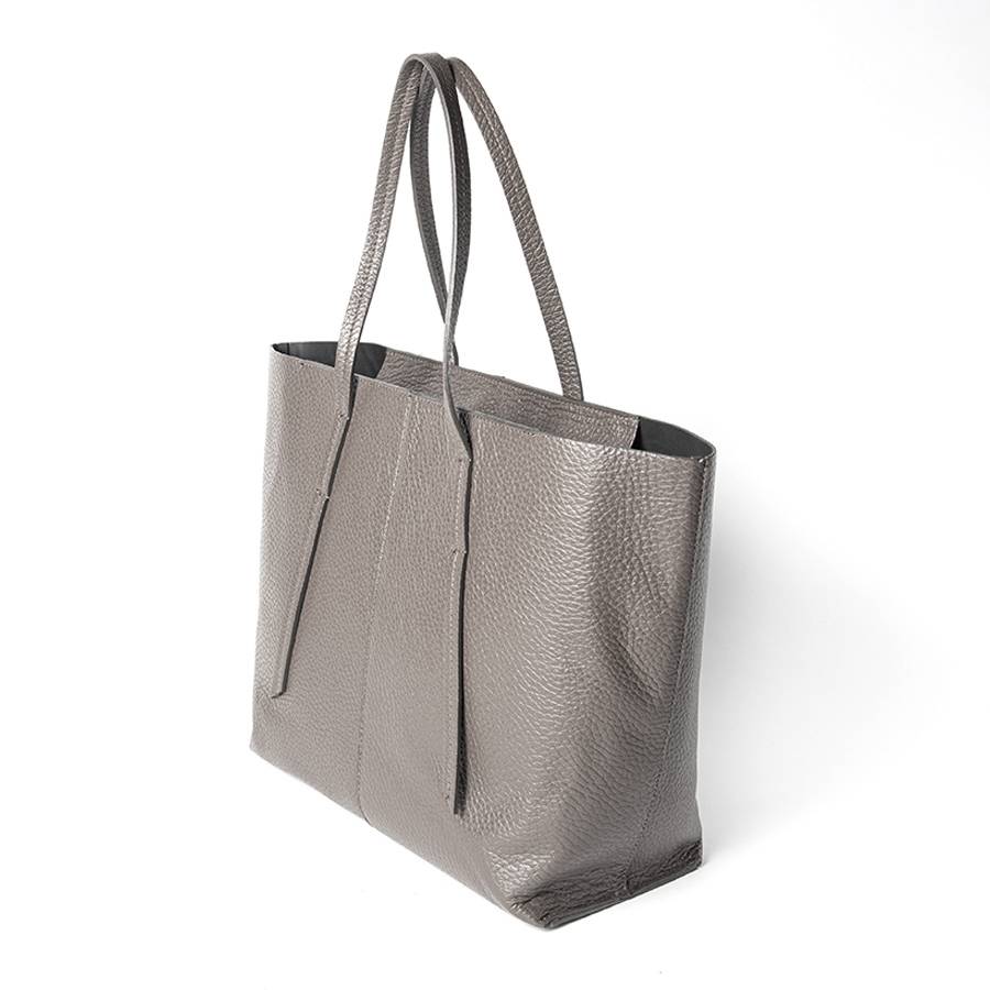 Laura Di Maggio MARGÒ – Shopper in pelle dollaro taupe Promozione Limitata