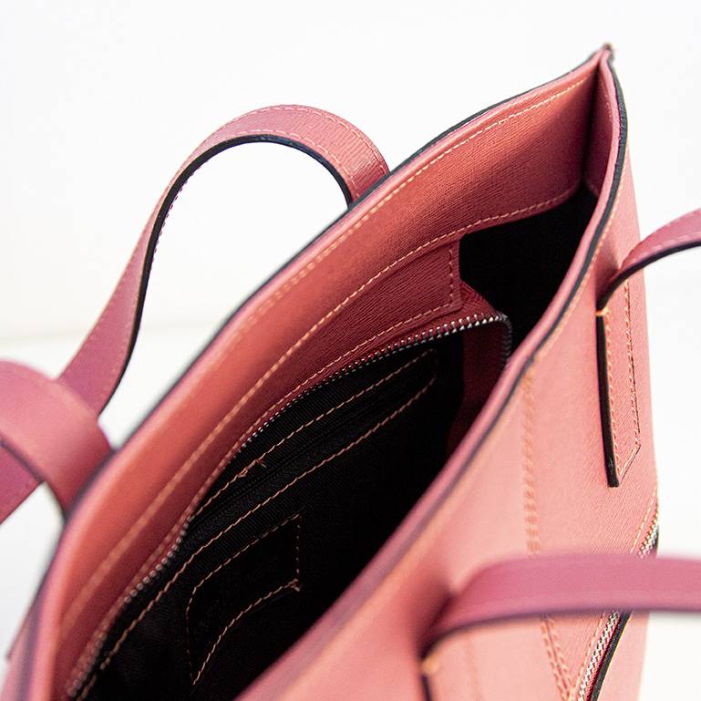 Laura Di Maggio SIMONA – Shopper in pelle saffiano rosa I Più Venduti