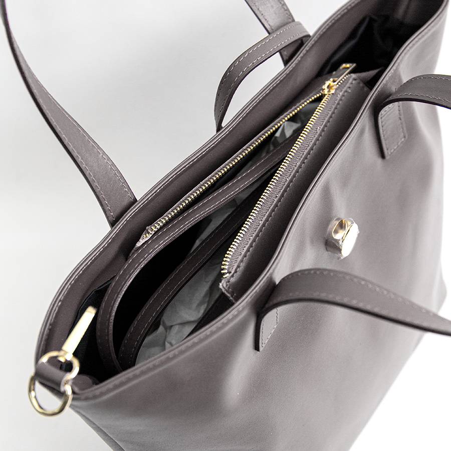 Laura Di Maggio LADY – shopping in pelle soft acacia Acquista Ora