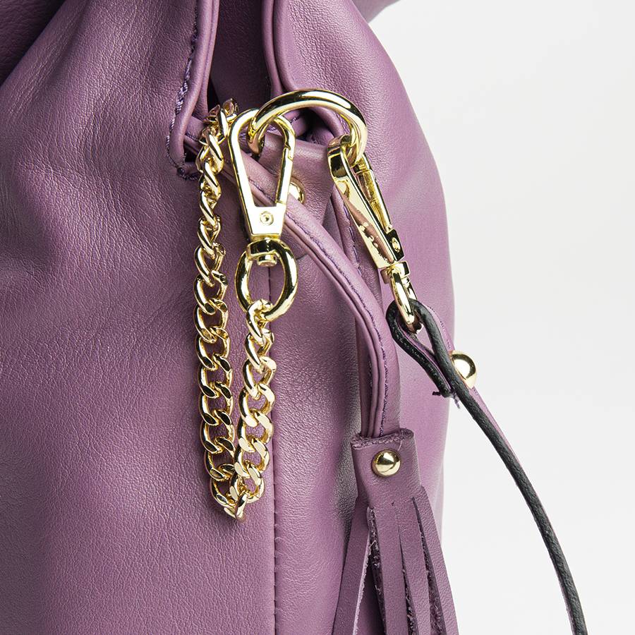 Laura Di Maggio GELSA – Sacca in pelle nappa malva Online
