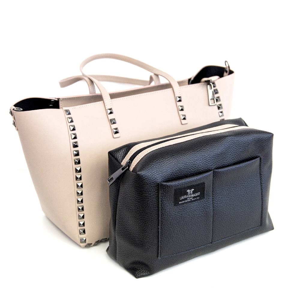 Laura Di Maggio BRIDGET – maxi bag con piccole borchie Outlet
