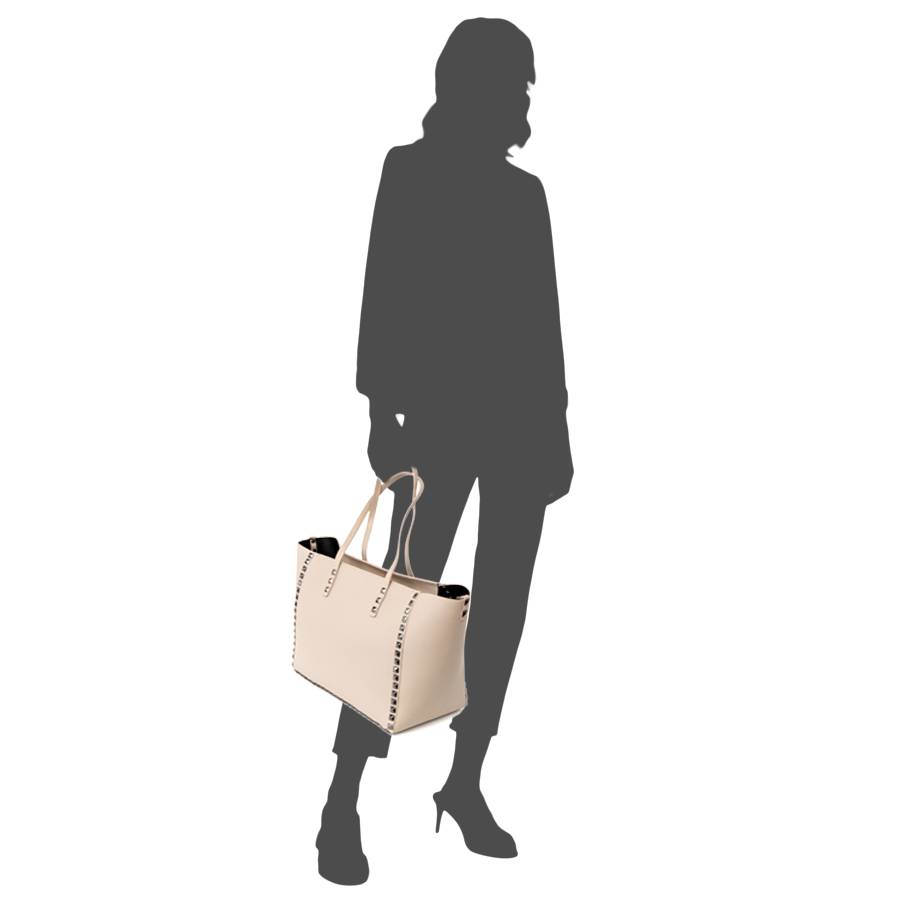 Laura Di Maggio BRIDGET – maxi bag con piccole borchie Outlet