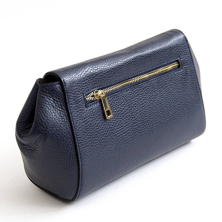 Laura Di Maggio CRETA – baguette con tracolla nastro blu notte Moda