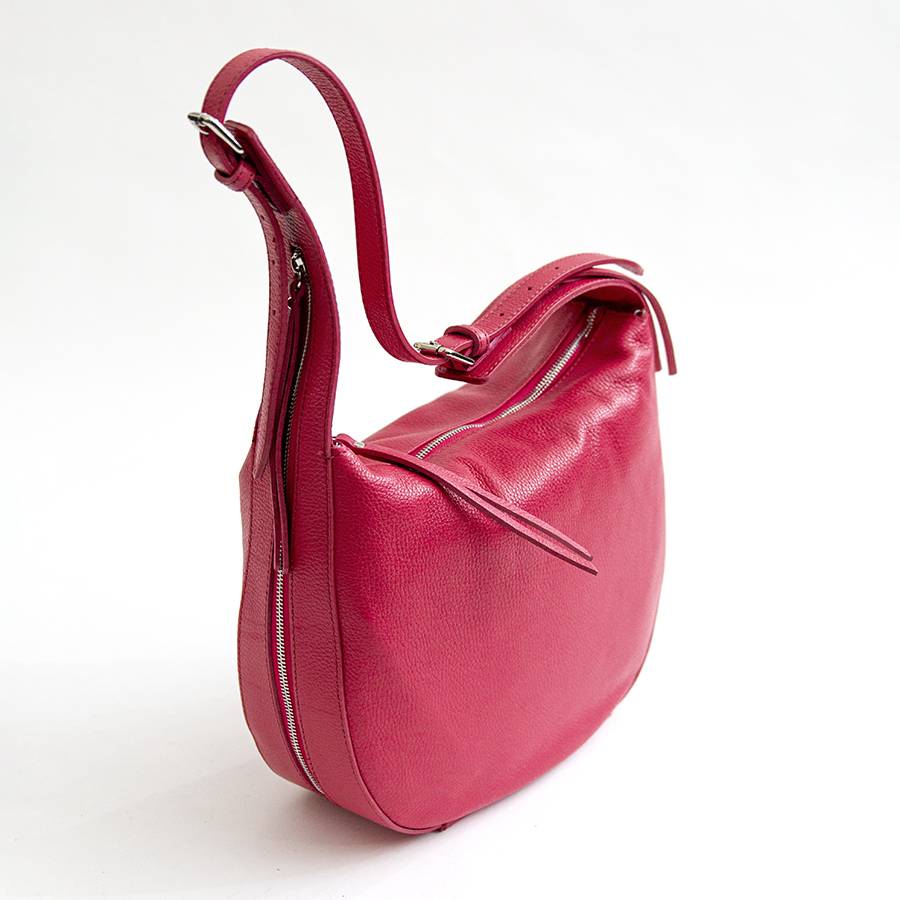 Laura Di Maggio VIKY – Sacca con manico regolabile in pelle azalea Promozione Limitata