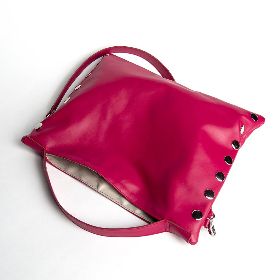 Laura Di Maggio JILLIAN MEDIUM – Borsa in pelle nappa azalea Presa