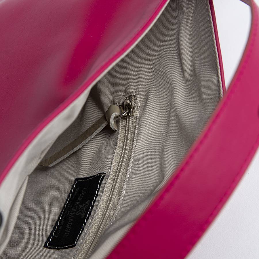 Laura Di Maggio JILLIAN MEDIUM – Borsa in pelle nappa azalea Presa