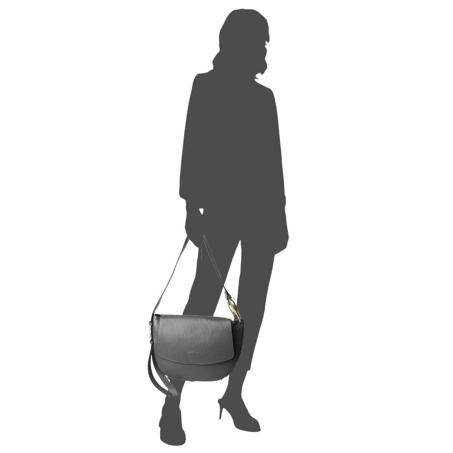 Laura Di Maggio ZELDA – borsa a spalla in pelle nera Hotsell