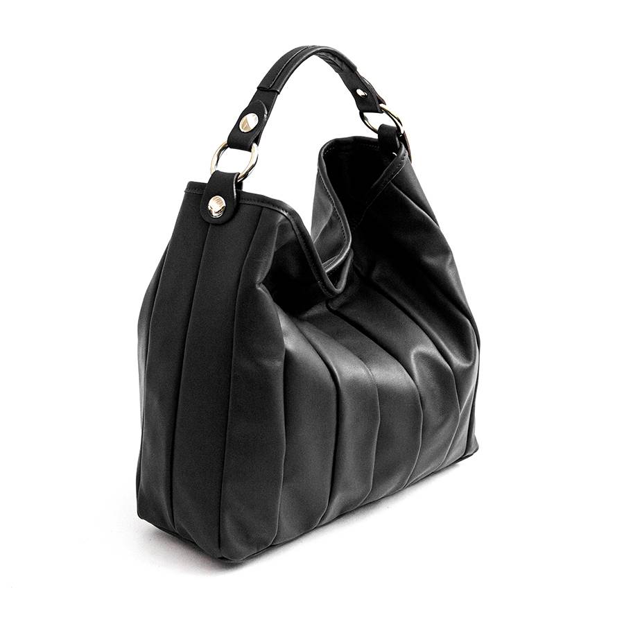 Laura Di Maggio TESSA SMALL – Sacca in pelle nappa trapuntata nera Moda