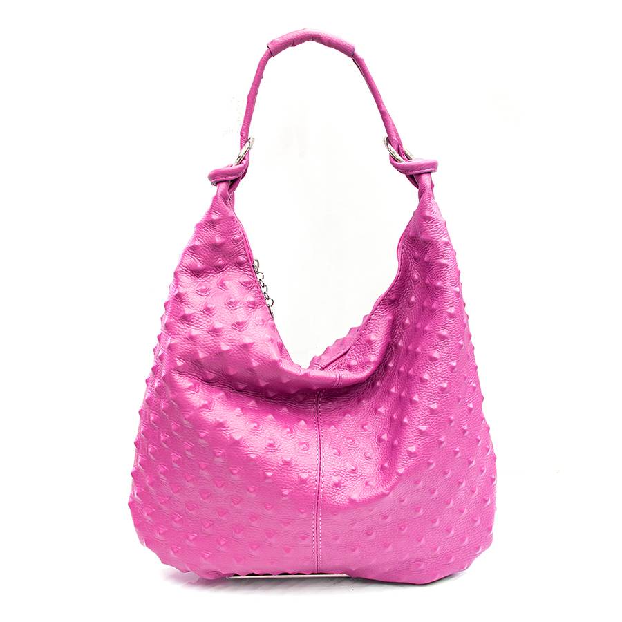 Laura Di Maggio ASIA – hobo bag in pelle stampa chiodo fucsia Nuovi prodotti